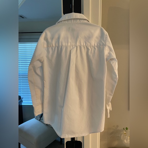 White Long Sleeve Button Down - Size 6/7 (Bundle for Discount) - Picture 3 of 3